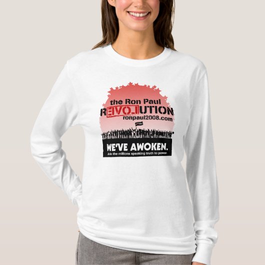 Wir haben Ron Paul Shirt aufgewacht (Vorderseite)