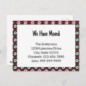 Wir haben rote grüne Weihnachtsbaummuster verschob Postkarte (Vorne/Hinten)