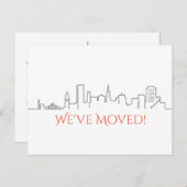 Wir haben San Francisco City Skyline verschoben Ankündigungspostkarte (Vorne/Hinten)