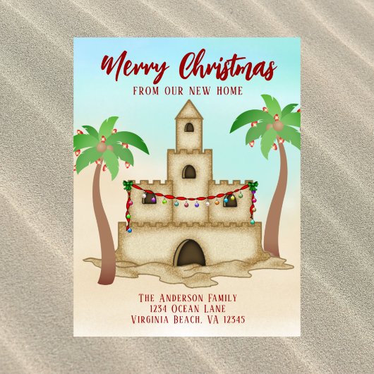 Wir haben Sandcastle New Beach Zuhause Weihnachten