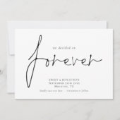 Wir haben Save the Date über den Forever QR Code e (Vorderseite)