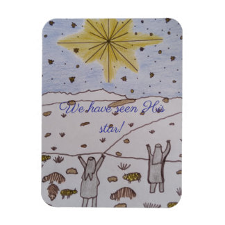 Wir haben seinen Stern gesehen! Christmas Magnet