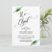 Wir haben Skripte und Grünflächen entwickelt Einladung (Stehend Vorderseite)