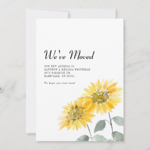 Wir haben Sonnenblumen bewegt Ankündigung