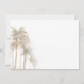 Wir haben tropische Palmen verschoben, um die Adre Ankündigung (Rückseite)