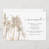 Wir haben tropische Palmen verschoben, um die Adre Ankündigung (Vorne/Hinten)