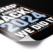 Wir haben Trump USA Flag Präsident 47 Trump Fotodruck (Ecke)