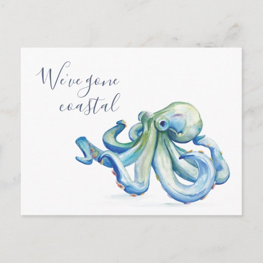 Wir haben uns bewegende Karten Wasserfarbe verscho (Vorderseite)