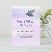 Wir haben uns bewegt ankündigung (Stehend Vorderseite)