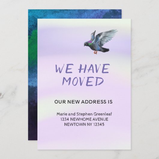 Wir haben uns bewegt ankündigung (Vorne/Hinten)