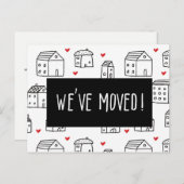 Wir haben uns bewegt Ankündigung Postkarte (Vorne/Hinten)