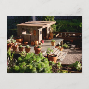 Wir haben uns bewegt! ankündigungspostkarte