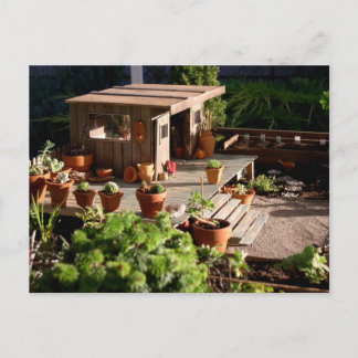 Wir haben uns bewegt! ankündigungspostkarte