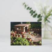 Wir haben uns bewegt! ankündigungspostkarte (Stehend Vorderseite)