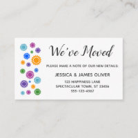 "Wir haben uns bewegt" Beilagen mit farbigen Sonne