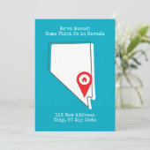 Wir haben uns bewegt! Besuchen Sie uns in Nevada Ankündigung (Stehend Vorderseite)