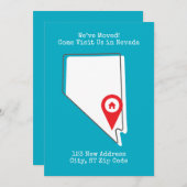 Wir haben uns bewegt! Besuchen Sie uns in Nevada Ankündigung (Vorne/Hinten)