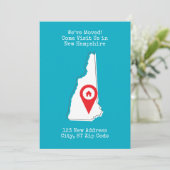 Wir haben uns bewegt! Besuchen Sie uns in New Hamp Ankündigung (Stehend Vorderseite)