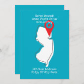 Wir haben uns bewegt! Besuchen Sie uns in New Jers Ankündigung (Vorne/Hinten)