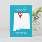 Wir haben uns bewegt! Besuchen Sie uns in New Mexi Ankündigung (Stehend Vorderseite)