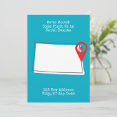 Wir haben uns bewegt! Besuchen Sie uns in North Da Ankündigung (Stehend Vorderseite)