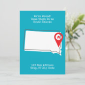 Wir haben uns bewegt! Besuchen Sie uns in South Da Ankündigung (Stehend Vorderseite)