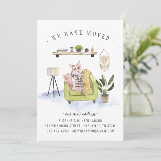 Wir haben uns bewegt | Corgi Moving Ankündigung (Stehend Vorderseite)