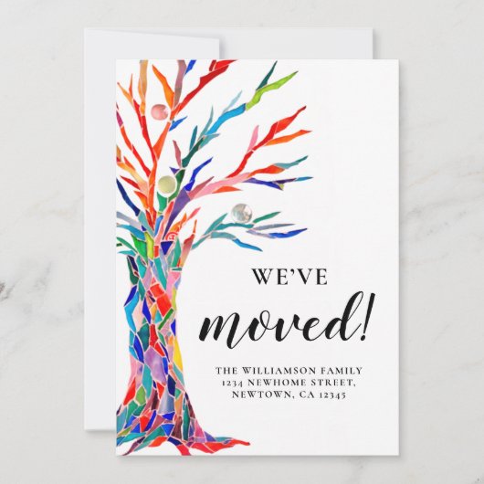 Wir haben uns bewegt, die Ankündigung (Vorderseite)