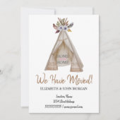 Wir haben uns bewegt, florale Zelte bewegen (Vorderseite)