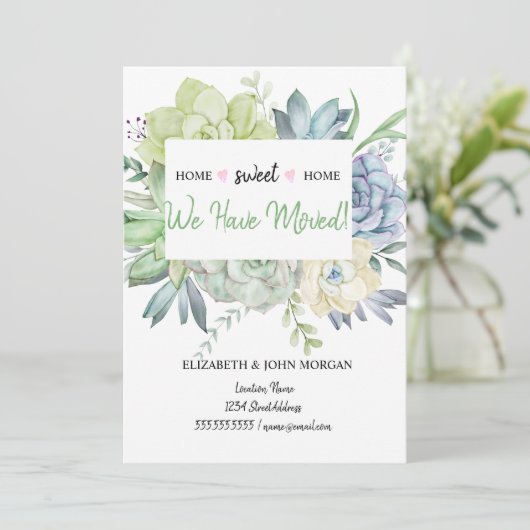 Wir haben uns bewegt, Kakteen Sukkulents Polka Dot (Stehend Vorderseite)