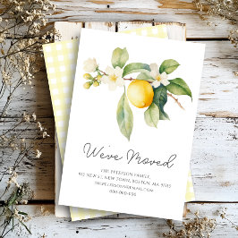 Wir haben uns bewegt | Lemon Blossom neue Adresse Ankündigung