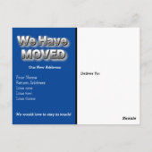 Wir haben uns bewegt | Modern Gelassen "Bee" bekan Postkarte (Rückseite)