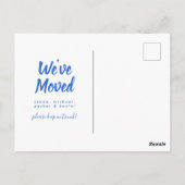 Wir haben uns bewegt | Neue Adresse | Kentucky Postkarte (Rückseite)