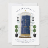 Wir haben uns bewegt - neue Adresse Marine Aquarel Ankündigung (Vorderseite)