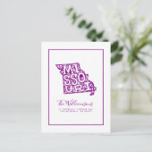 Wir haben uns bewegt | Neue Adresse | Missouri Postkarte (Stehend Vorderseite)