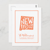 Wir haben uns bewegt | Neue Adresse | Neu Mexiko Postkarte (Vorne/Hinten)