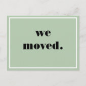 Wir haben uns bewegt! Neue Postkarte (Vorderseite)