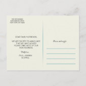 Wir haben uns bewegt! Neue Zuhause Ankündigung Pos (Rückseite)