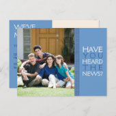 Wir haben uns bewegt! Neue Zuhause-Foto-Postkarte Ankündigungspostkarte (Vorne/Hinten)