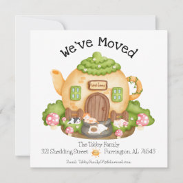 Wir haben uns bewegt! Niedliches Teekessel-Haus mi Ankündigung