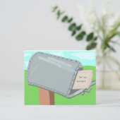 "Wir haben uns bewegt Postkarte (Stehend Vorderseite)