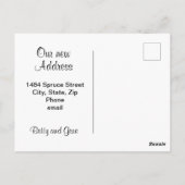 Wir haben uns bewegt! Postkarte (Rückseite)