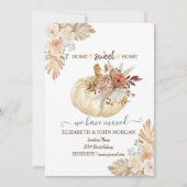 Wir haben uns bewegt, Pumpkin, Herbst-Blume, Holz (Vorderseite)