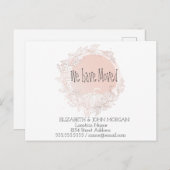 Wir haben uns bewegt, Pumpkin, neue Adresse Ankündigungspostkarte (Vorne/Hinten)