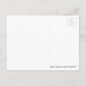 Wir haben uns bewegt, Red Ladybug und Schmetterlin Ankündigungspostkarte (Rückseite)