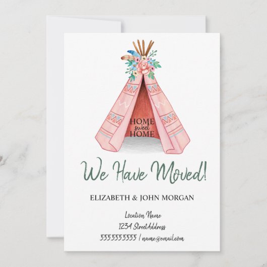 Wir haben uns bewegt, Stammestenzelte bewegen (Vorderseite)