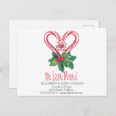 Wir haben uns bewegt, Süßigkeiten, Zuhause Sweet Z Ankündigungspostkarte (Vorne/Hinten)