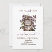 Wir haben uns bewegt, Vintage Mailbox-Blume, Holz (Vorderseite)