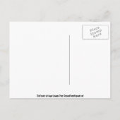 Wir haben uns bewegt! Vintages 2-stöckiges Outhous Ankündigungspostkarte (Rückseite)