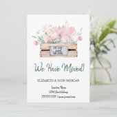 Wir haben uns bewegt, Wasserfarben-Blume-Box-Beweg (Stehend Vorderseite)